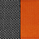 Черная Сетка/Оранжевая ткань